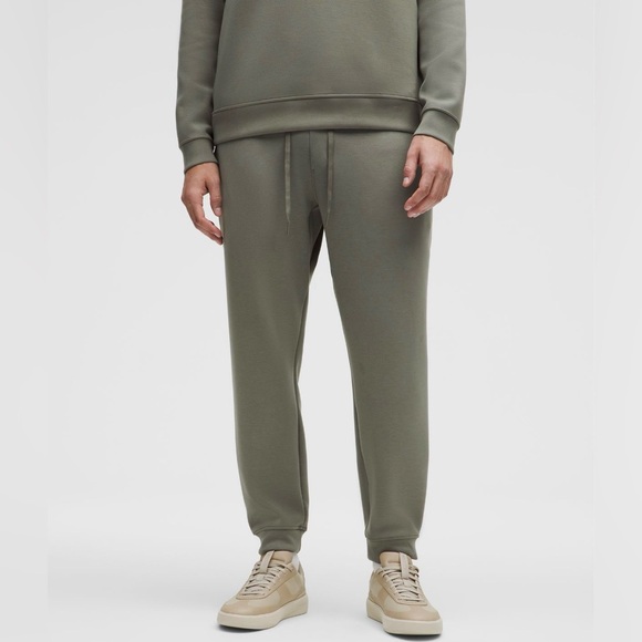 Lululemon Smooth Spacer Joggers Grey Sage Green Men’s Pants - Picture 2 of 13